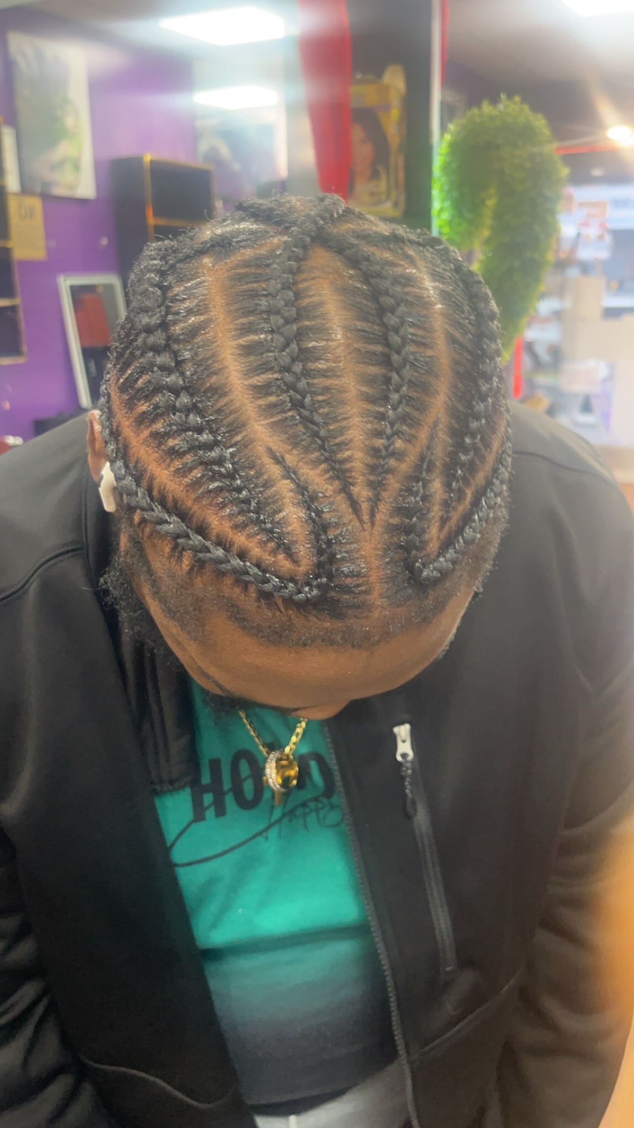Men's cornrows